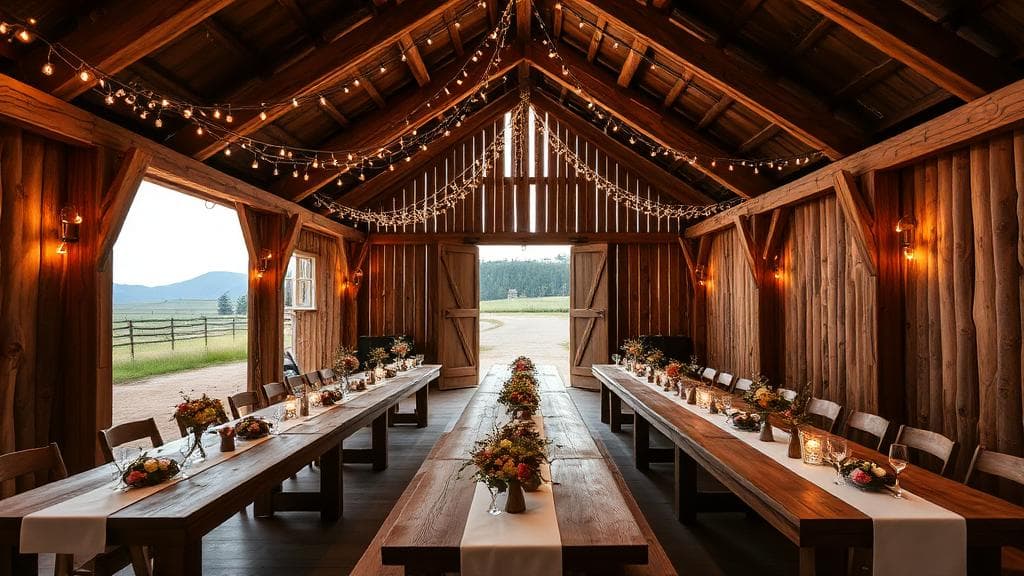 Nuntă Rustică în România 2026: Hambare, Pensiuni și Stil Boho-Rural