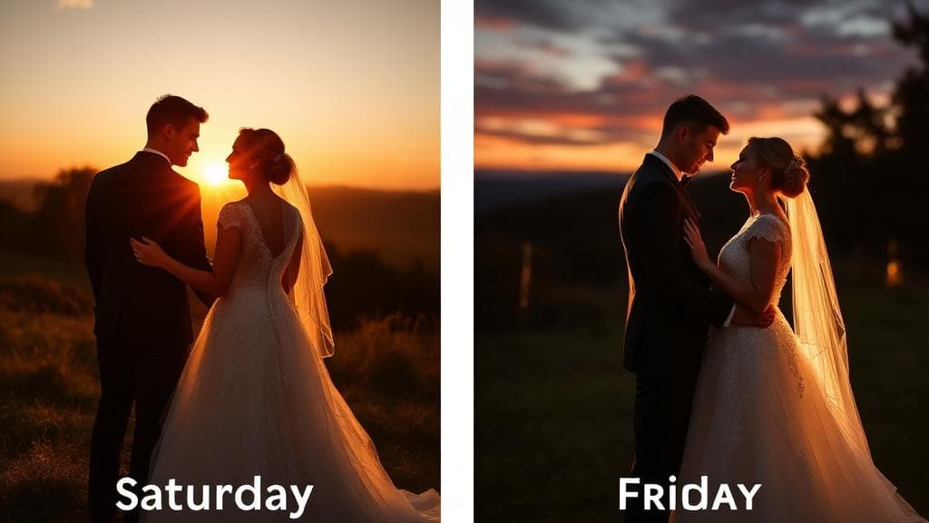 Nuntă Sâmbătă vs Vineri/Duminică 2026: Ce Zi Alegi și De Ce