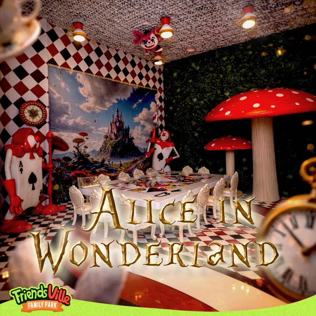 FriendsVille - Alice in Wonderland, sala de evenimente — locație de evenimente în București