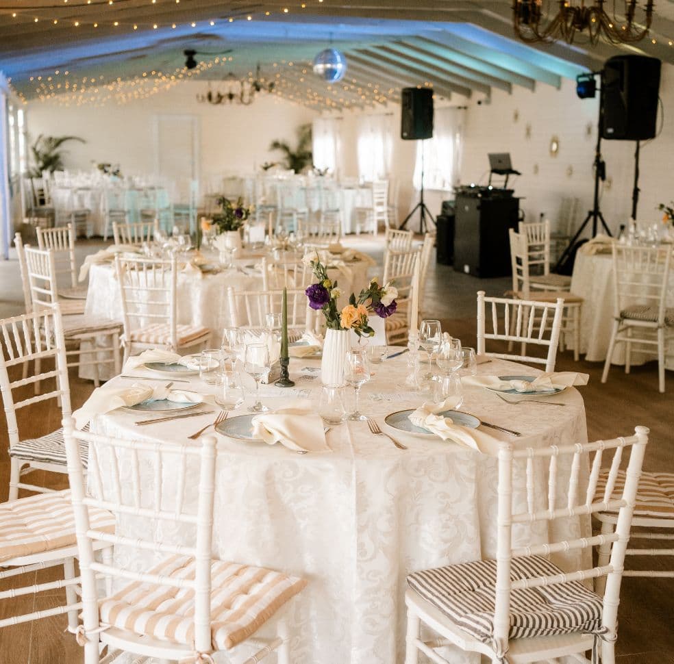 Grădina cu Sălcii Ballroom, sala pregătită pentru nuntă — locație de evenimente în Naipu