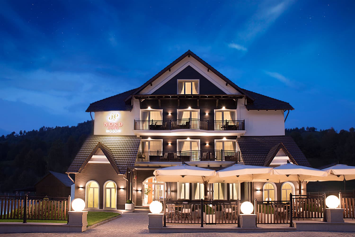 Nord Hotel Borșa, exteriorul locației — locație de evenimente în Borșa