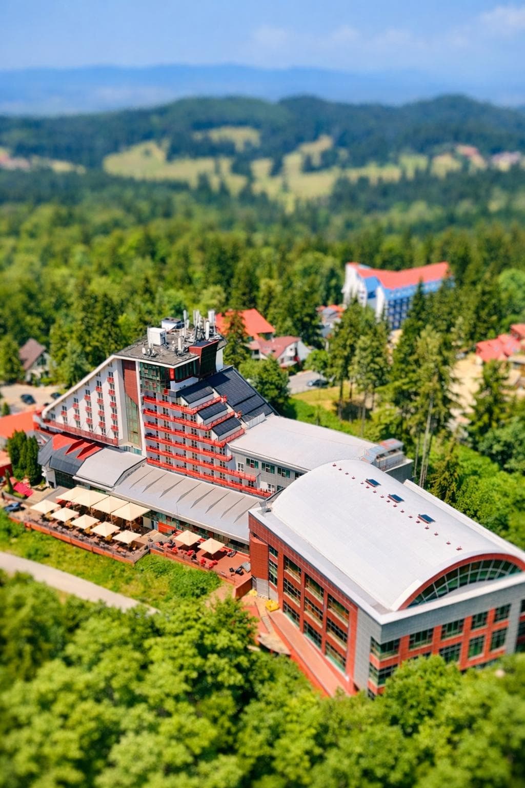 Salon Cristal by Piatra Mare Resort Hotel, vedere aeriană — locație de evenimente în Poiana Brașov