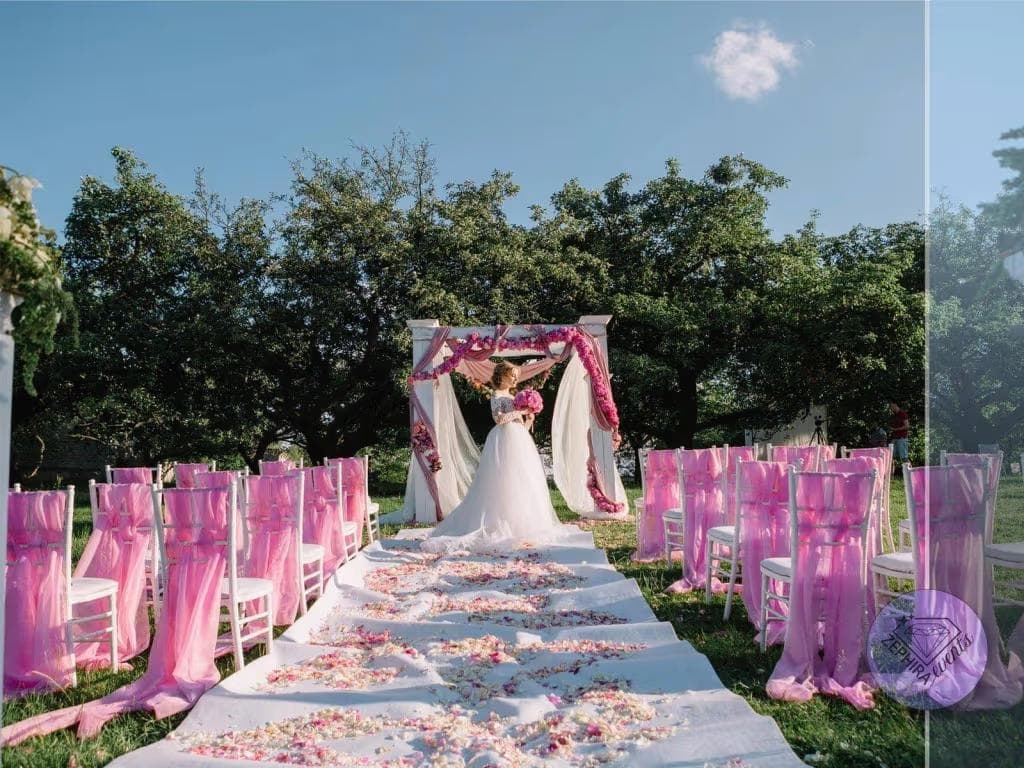 Zephira Events Focsani, zona de ceremonie în aer liber — locație de evenimente în Câmpineanca
