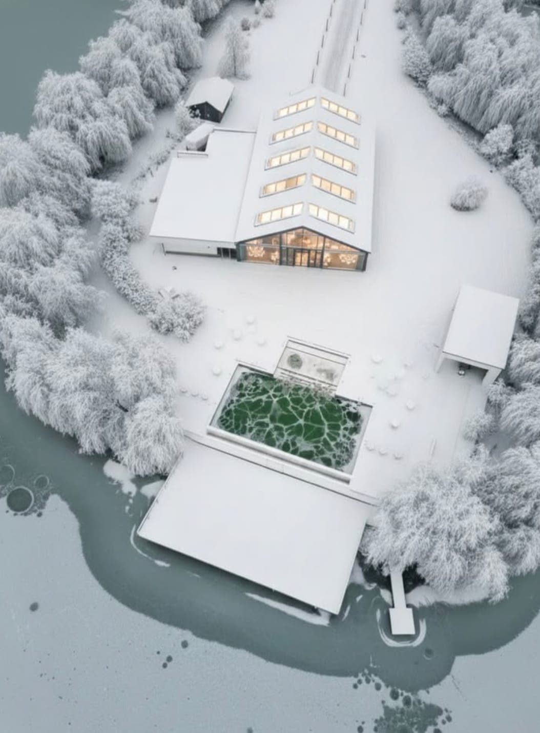 Mao Events & More, vedere aeriană — locație de evenimente în Husasău de Criș